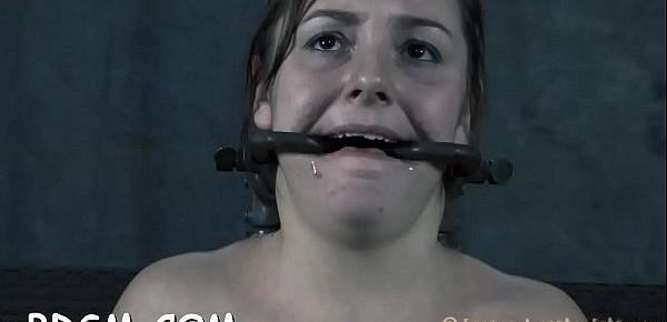  Sweetheart is tortured with shocking sextoys and jugs weight balls